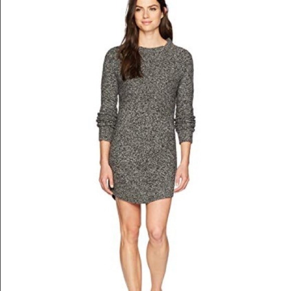 prAna Size Small Coal‎ Cadwell Sweater Dress Long Sleeve Organic Cotton Warm NWT